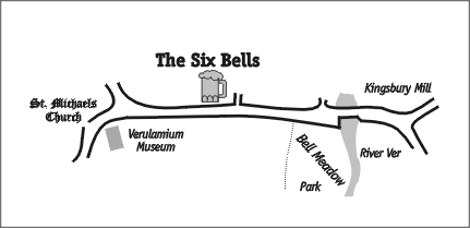 map of St. Mchaels locating Six Bells